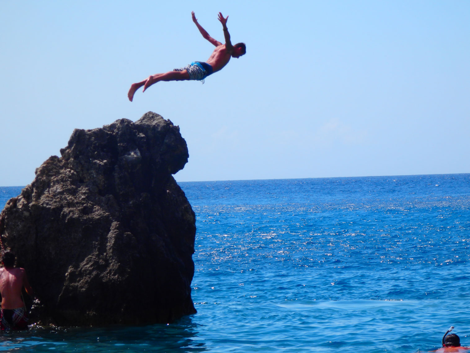 Zwemmen bij agio Farango in zuid Kreta